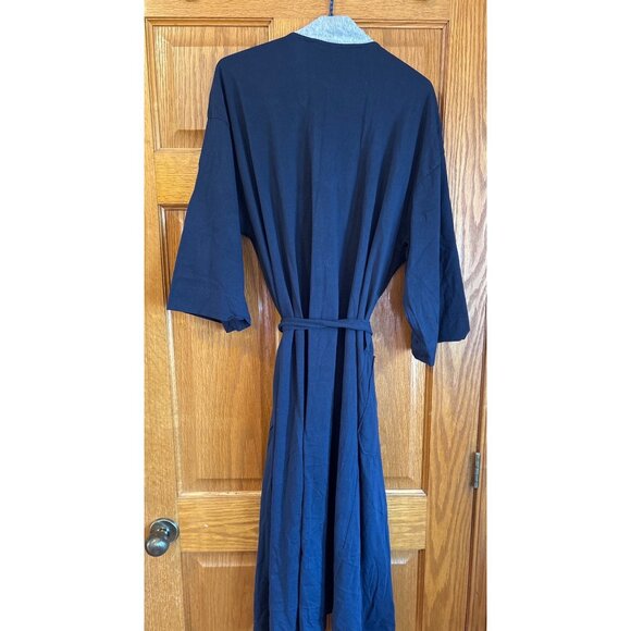 Toronto Maple Leafs NHL Official Licensed Navy Gray Robe Belt 100% Cotton Retro - Picture 2 of 6